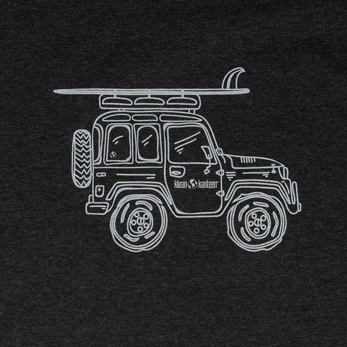 adventure-vehicle-t-shirt-e2 klean_shirt_jeep_front_closeup_lifestyle.jpg